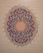 Набор декоративных гобеленовых салфеток "Тройка" (1+6 шт.)