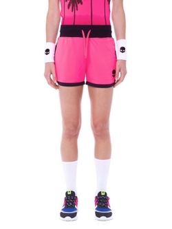 Женские теннисные шорты Hydrogen Tech Shorts Woman - fluo fuchsia