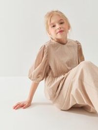 Топ хлопковый "Песок" 7+