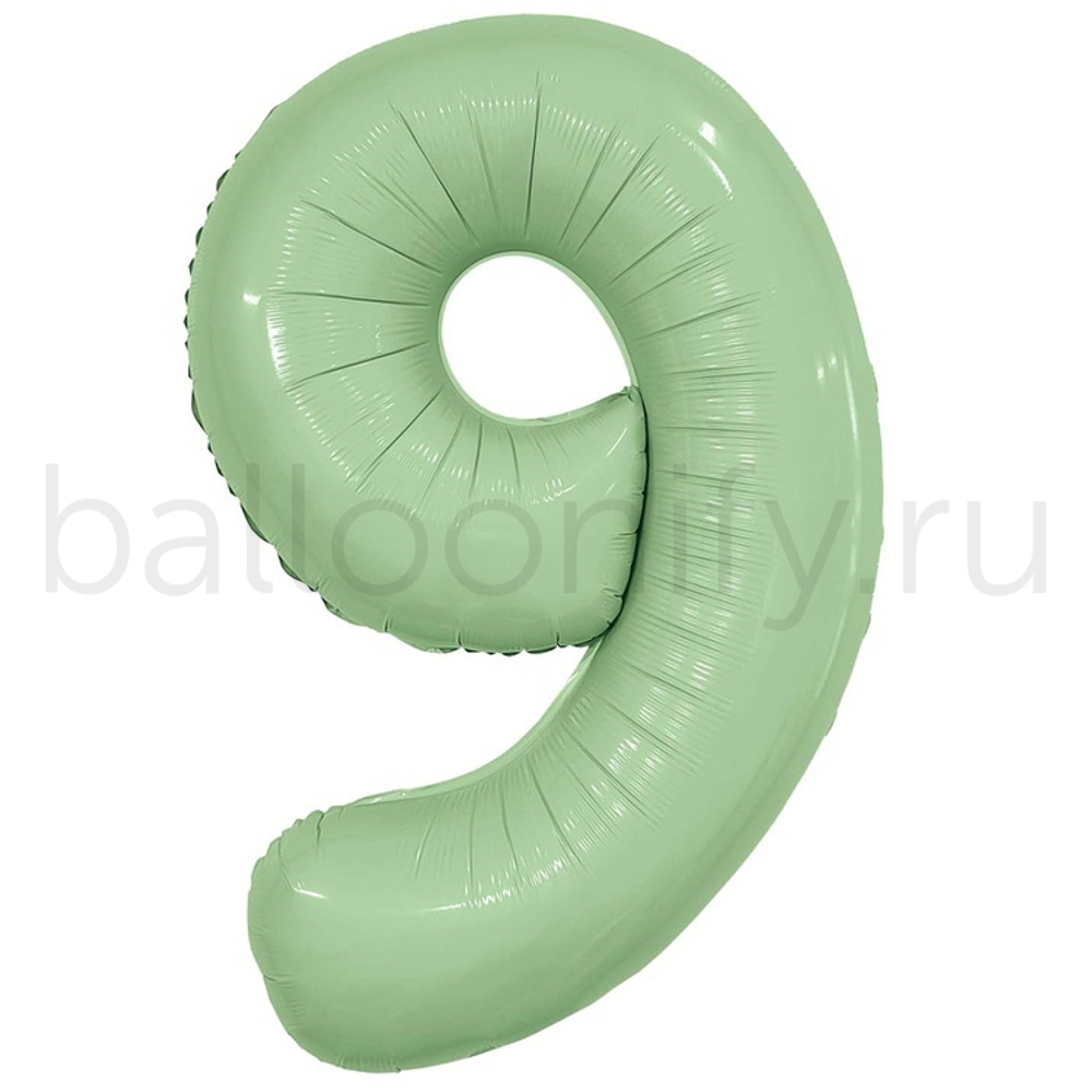 Шар ЦИФРА 9 Олива 40" 102 см