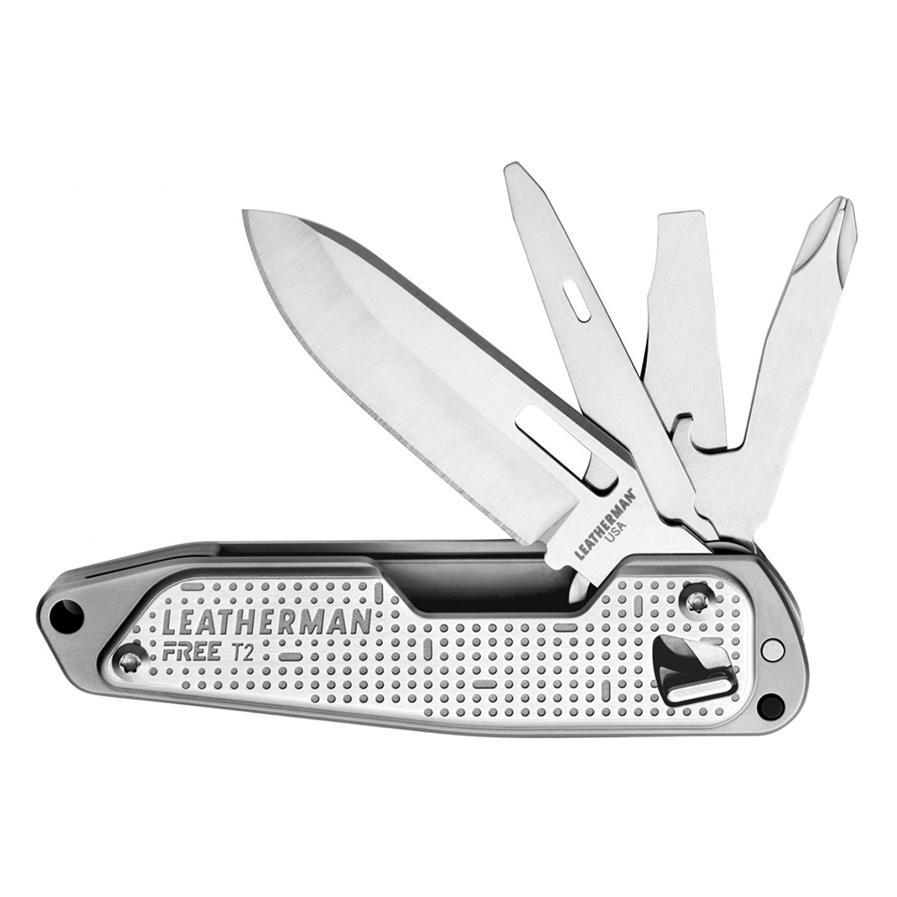 Мультитул Leatherman Free T2, 8 функций, стальной