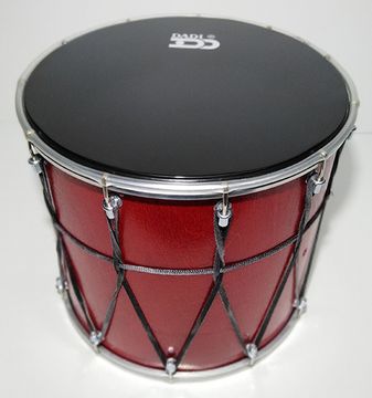 BK-13Kv Барабан кавказский 13" с веревкой, 31х33см, красный, Мастерская Бехтеревых