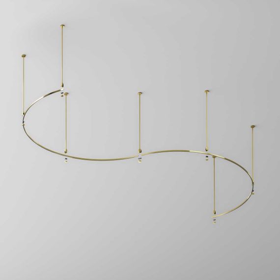 Шинопровод круглый из полукругов 1800мм Maytoni Technical FLARITY Busbar trunkings Flarity TRX154-2SR-D1800-BS