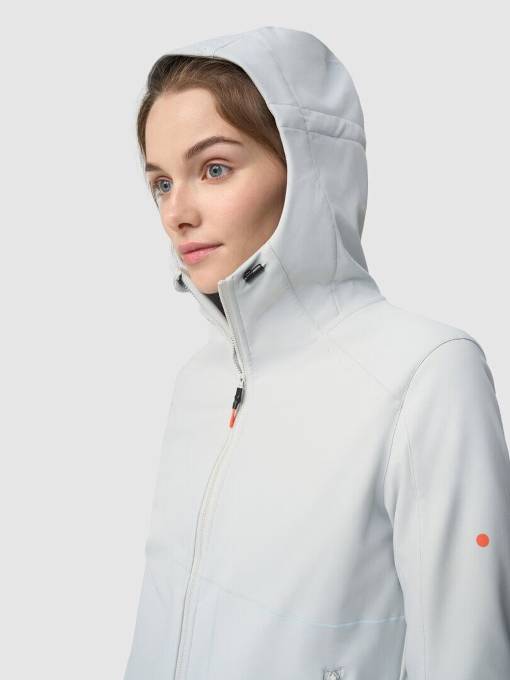 Зимняя беговая куртка GRI Темп 5.0 женская светло-серая
