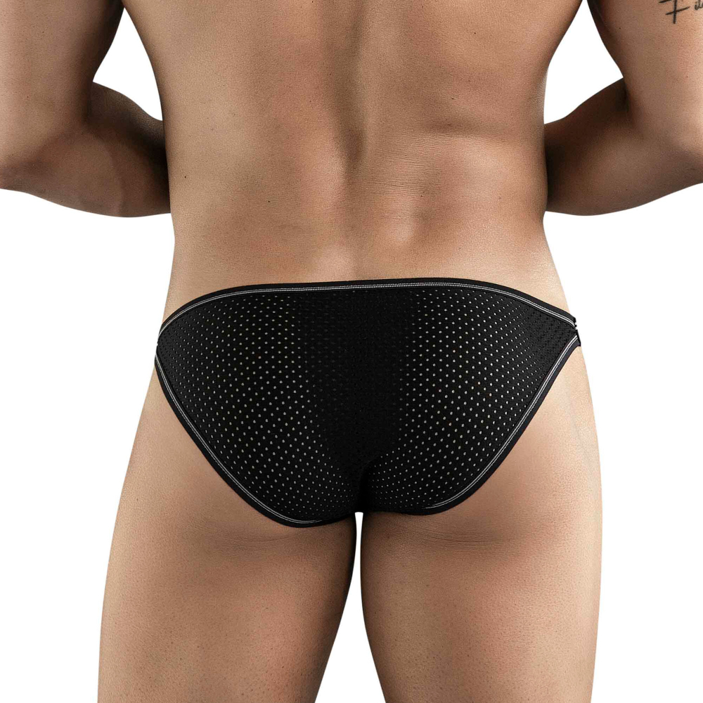 Мужские трусы слипы черные Clever Moda ESENCIAL BRIEF SLIP 177011