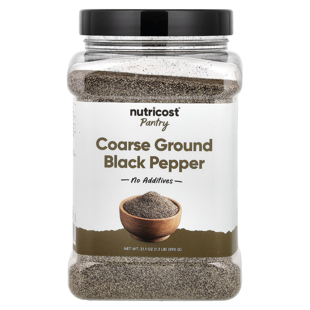 Nutricost, Pantry, крупный молотый черный перец, 590 г (21,1 унции)
