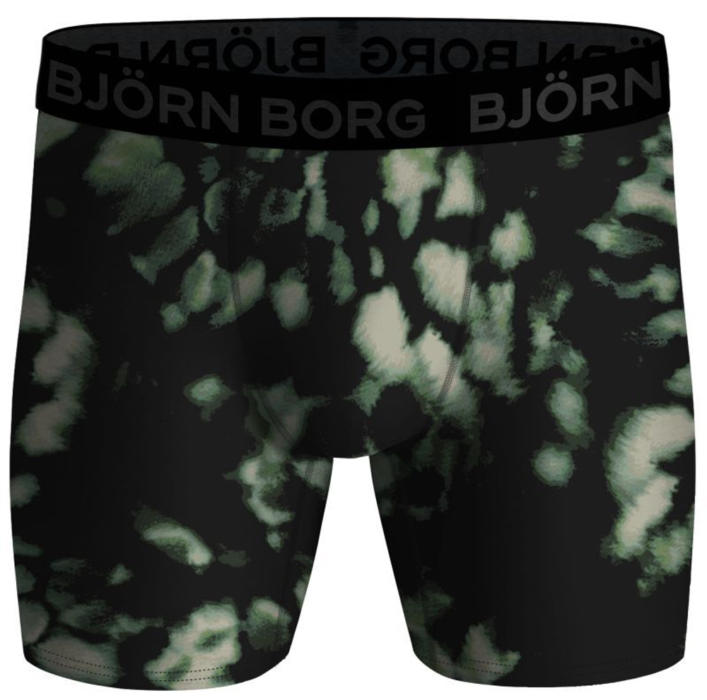 Мужские спортивные боксеры Björn Borg Performance Boxer 3P - black/green/print