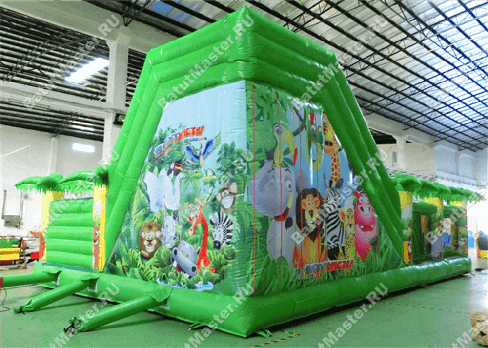 Коммерческий надувной батут "Джунгли малый"