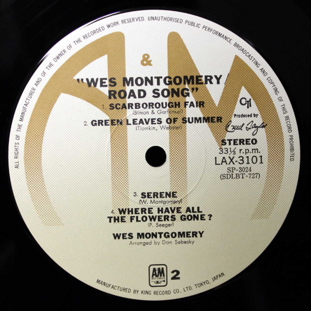 Wes Montgomery / Road Song (LP)