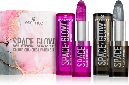 essence Space Glow - подарочный набор для губ,