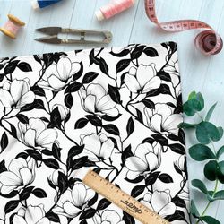 Ткань премиум Оксфорд 600D черно-белые иллюзии