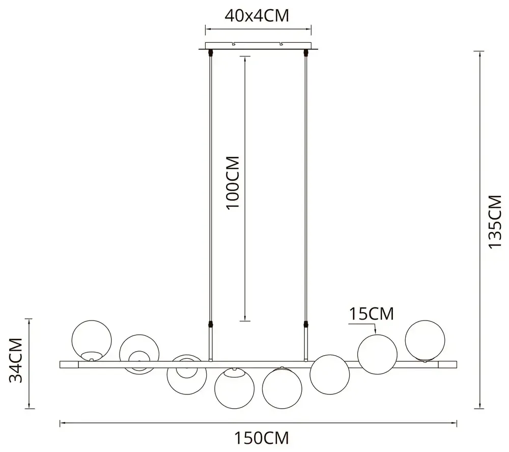 Подвесная люстра Arte Lamp