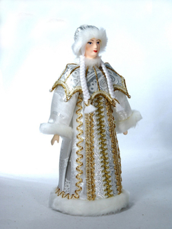Кукла фарфоровая Снегурочка