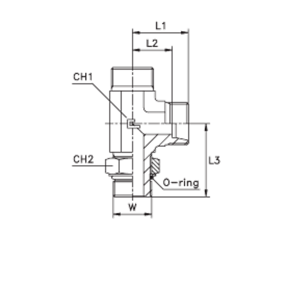 Штуцер FRLA DL18 UNF 7/8" (корпус)