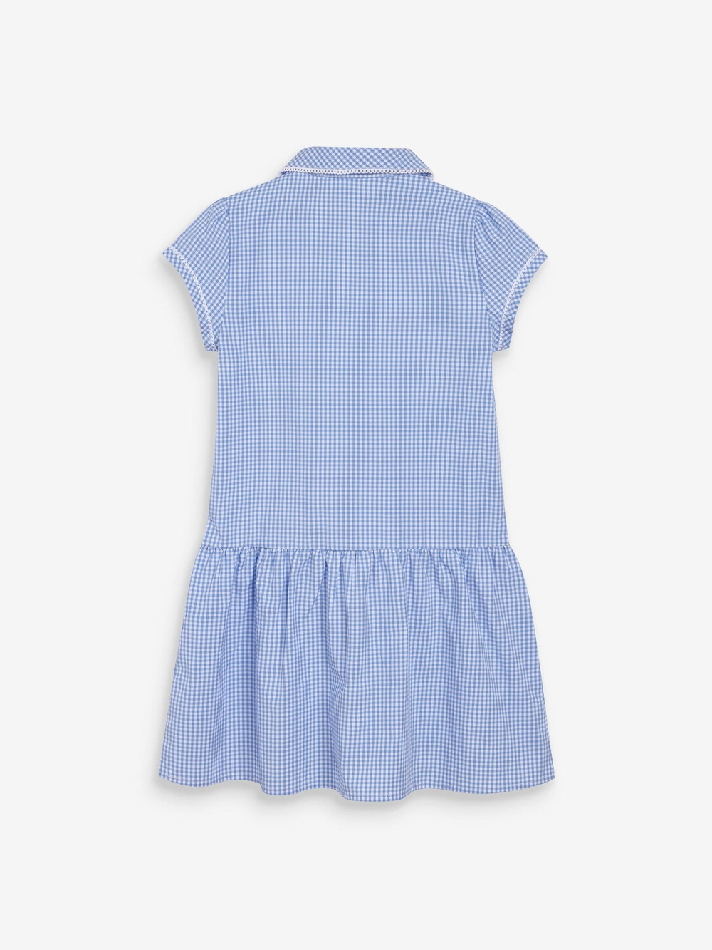 Платье школьное для девочки Next 771-905, Белый, Голубой