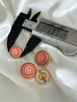 Пуговицы Шан. Персиковые