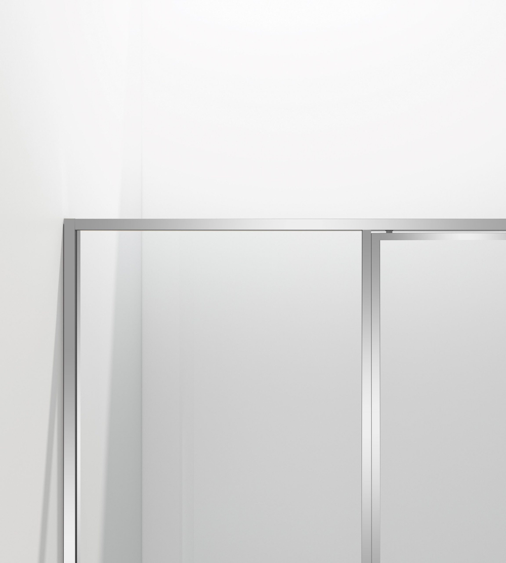 Душевой уголок Slim 8mm VSR-4SLP9012CL, 1200*900, хром, стекло прозрачное