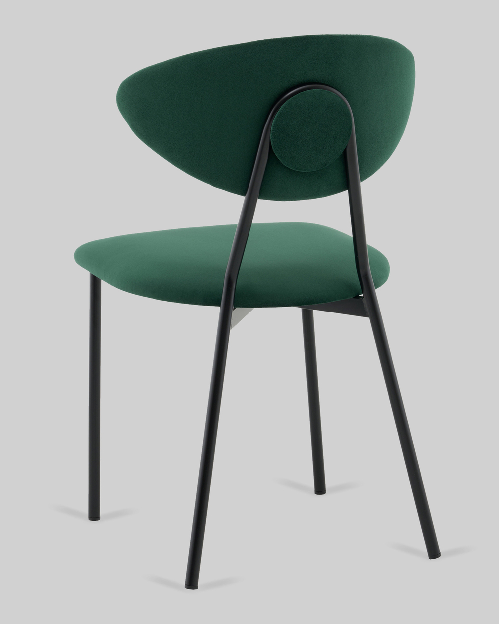 Стул обеденный Квинси велюр зеленый