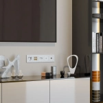 Акустическая розетка Hammer (белый) W1285001