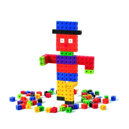 Кубики соединяющиеся 2 см. Набор 1000 шт.