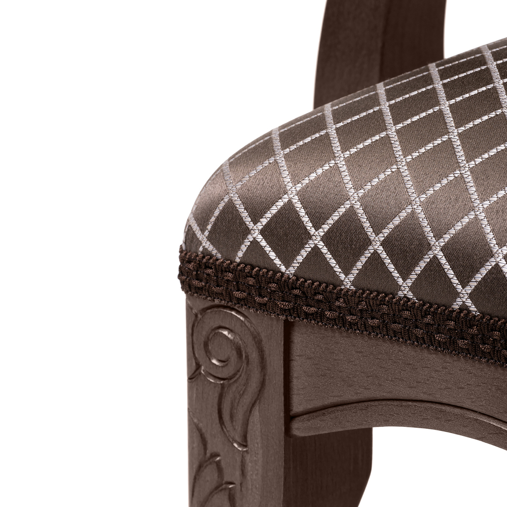 Стул деревянный Woodville Лауро орех, коричневый, ножки орех