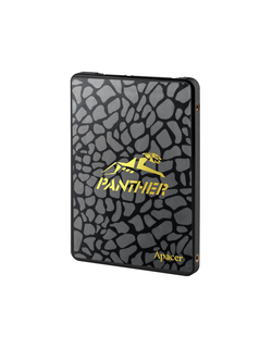 Apacer SSD PANTHER AS340X 480Gb SATA 2.5" 7mm, R550/W520 Mb/s, 3D NAND, IOPS 87K/80K, MTBF 1,5M, 280TBW, Retail, 3 years (AP480GAS340XC-1)
