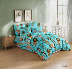 Простынь на резинке бязь Сказка "Цирк" 90x200 см