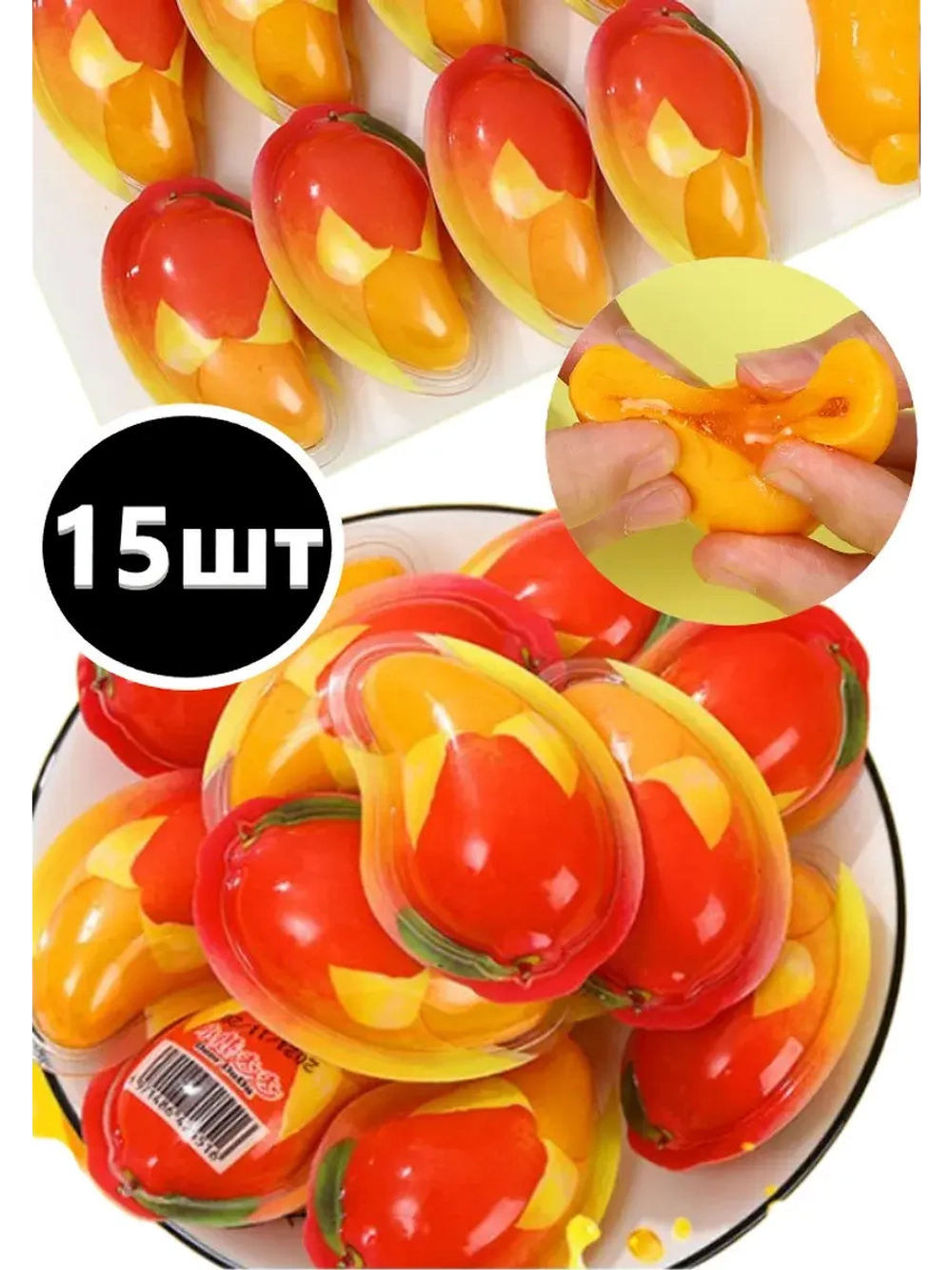 Мармелад Манго с фруктовым джемом 18 г * 15 шт