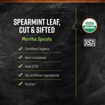 Frontier Co-op, Органические нарезанные и отобранные листья мяты колосистой, 16 унций (453 г)