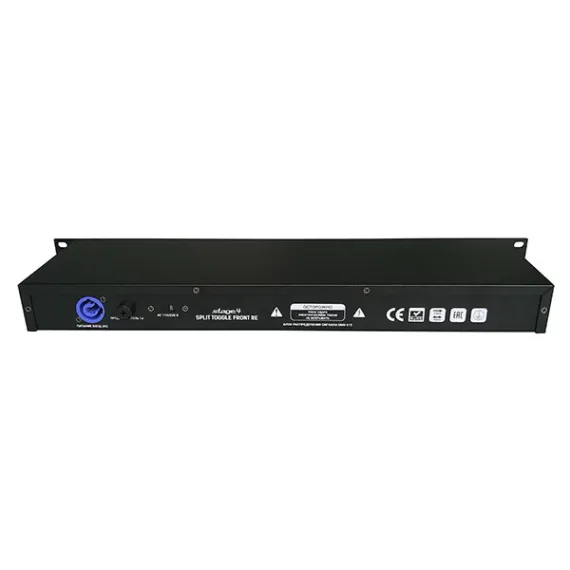 STAGE4 Split Toggle Front RE Рэковый DMX-сплиттер / 1U / Оптическая развязка портов / RDM / 1 вход и