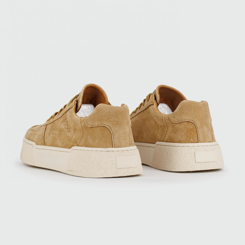 кроссовки Ecco Aimerboo Suede Beige / White