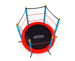 Батут детский DFC SMRKIDS 55" с сеткой, RED