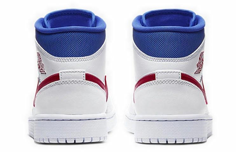 Кроссовки Jordan Air Jordan 1 Mid University Red (Женская размерная сетка)