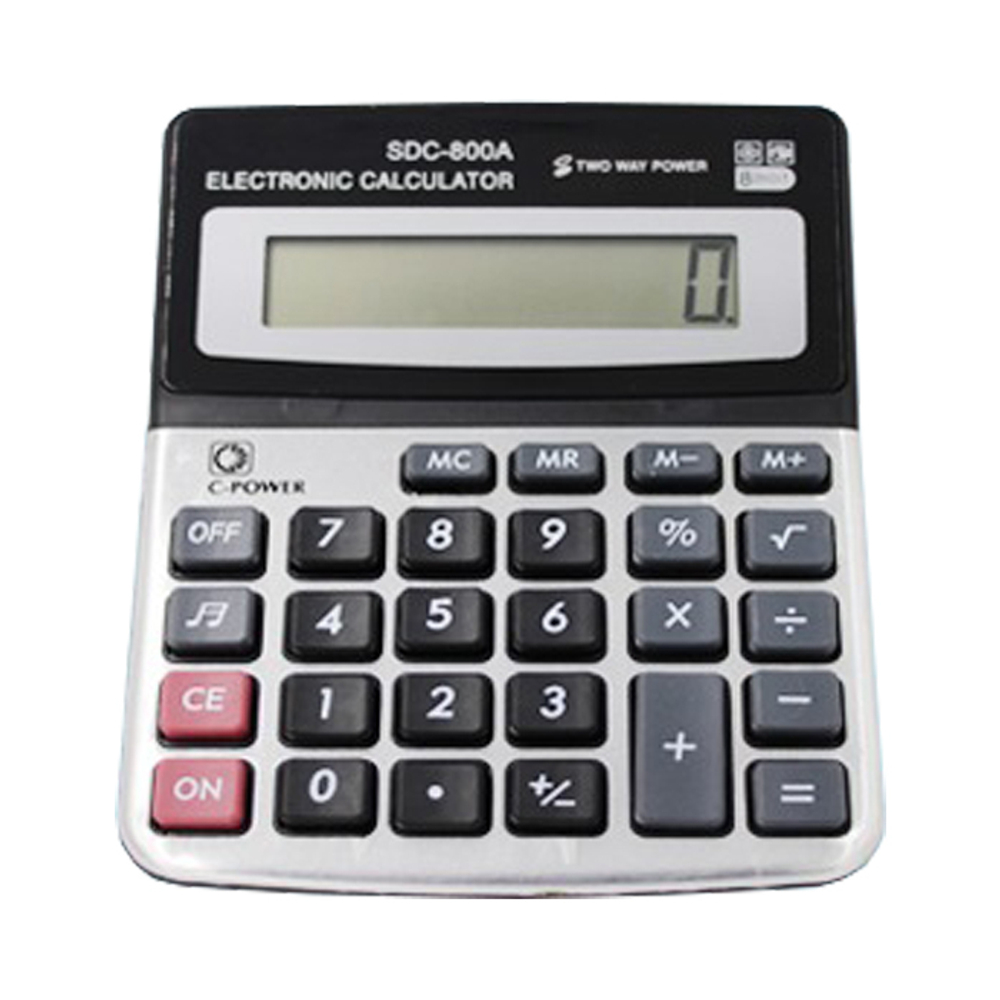 Калькулятор настольный Basir 8 Bit, LCD, 13.5*10.5*2.5 см, серый