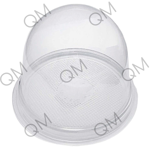 Упаковка купольной формы ПЭТ 110*82 мм (прозрачным дном) (крышка+дно), 390шт