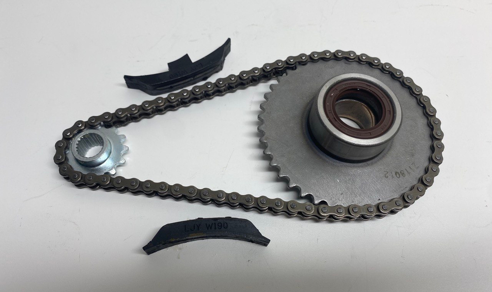 Звезда ведущая+звезда ведомая+цепь привода электростартера (комплект) двигатель 162 FML-2 W190