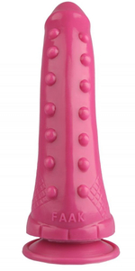 Розовый анальный фаллоимитатор - 24 см. (Цвет: розовый)