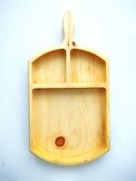 Деревянная менажница из кедра для подачи, сервировки