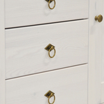 Dipriz Комод Боцен из массива сосны, белый