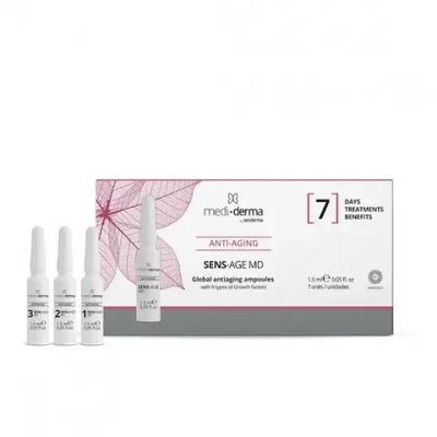 Sens-Age MD Global Antiaging Ampoules Mediderma | Средство в ампулах для лица антивозрастное
