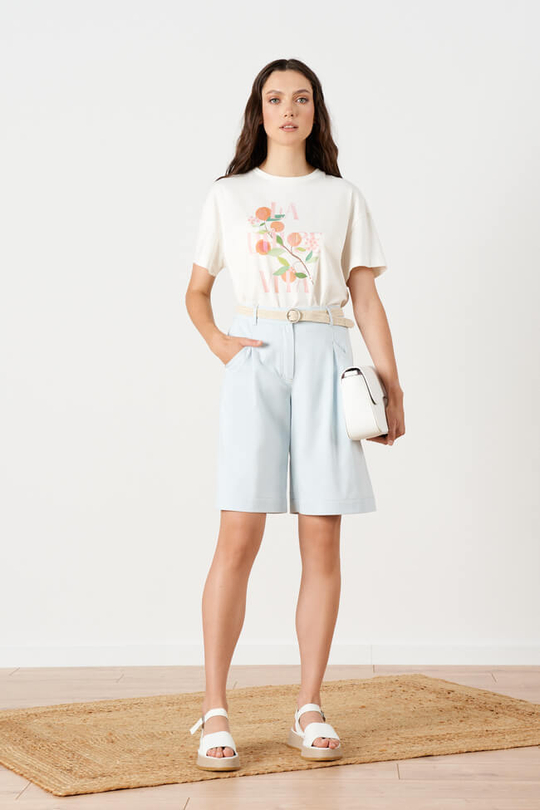 31157 Шорты женские (светло-голубой джинс)