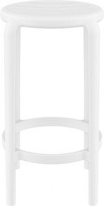 Табурет пластиковый полубарный Siesta Contract Tom Bar 65, белый