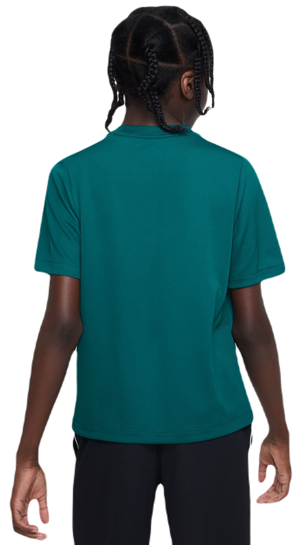 Футболка для мальчика теннисная Nike Dri-Fit Multi+ Training Top - geode teal/white