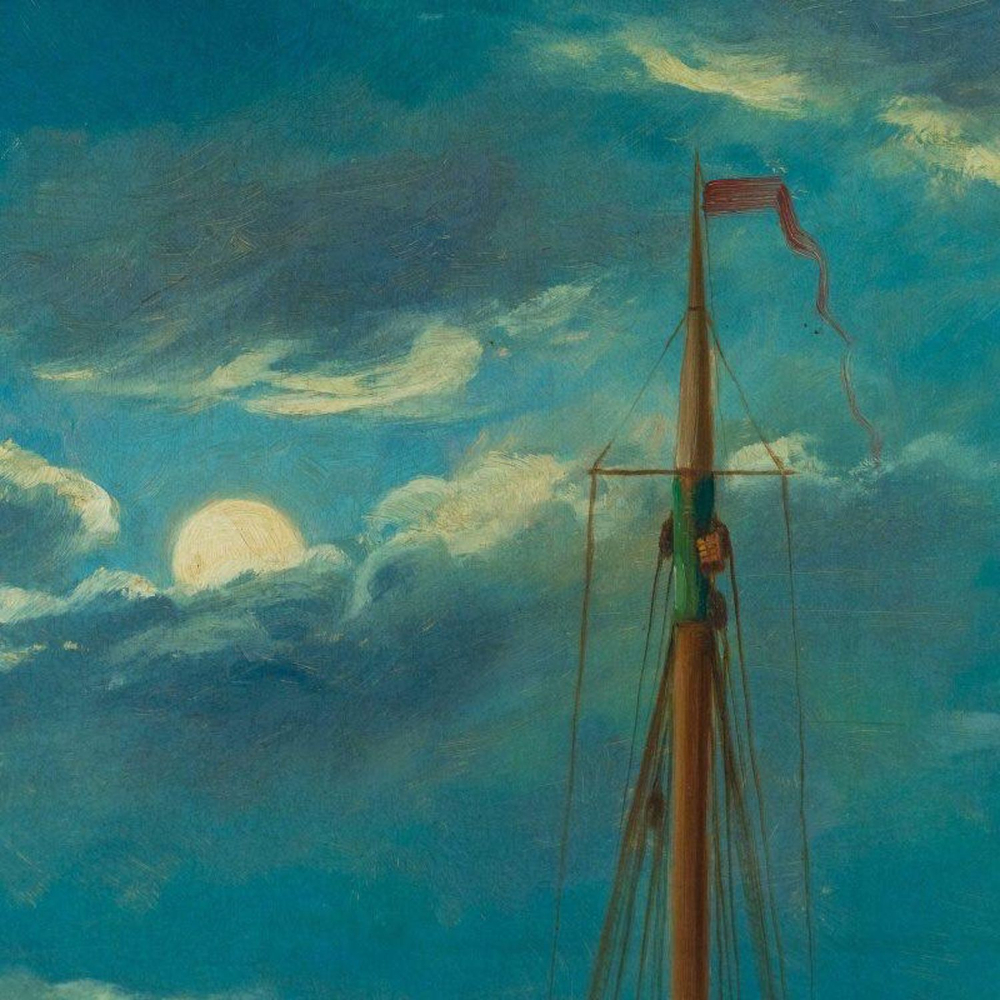 Винтаж: Картина «Морской Закат»