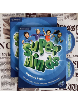 Super Minds 1. Student's Book+Workbook+CD+DVD