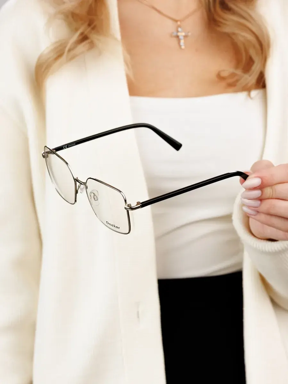 Оправа для очков женская брендовая металл