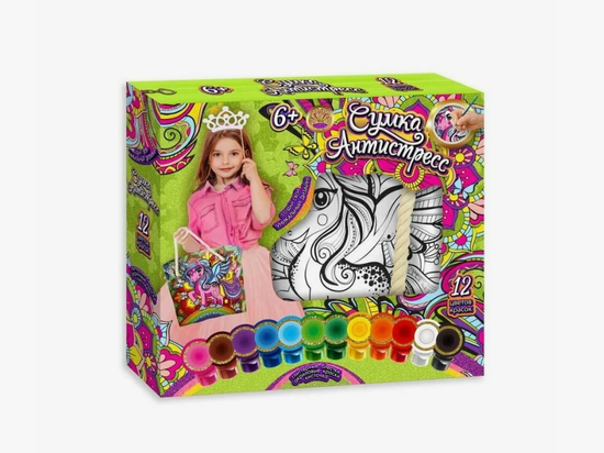 Сумка раскраска антистресс " Пони "