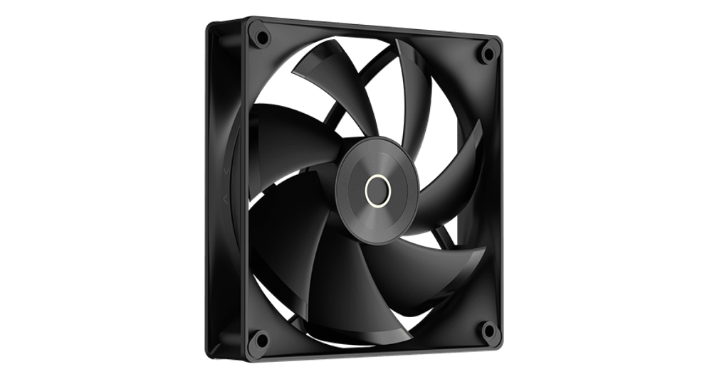 Вентилятор для корпуса Ocypus Delta F12 BK 1x(120x120x25mm) 2000RPM 73CFM Черный