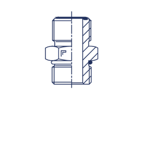 Соединение ORFS 9/16 - UNF 7/16