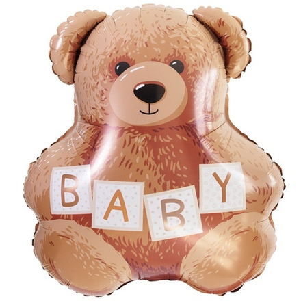 Фольгированный шар-фигура «Мишка BABY», 61 см